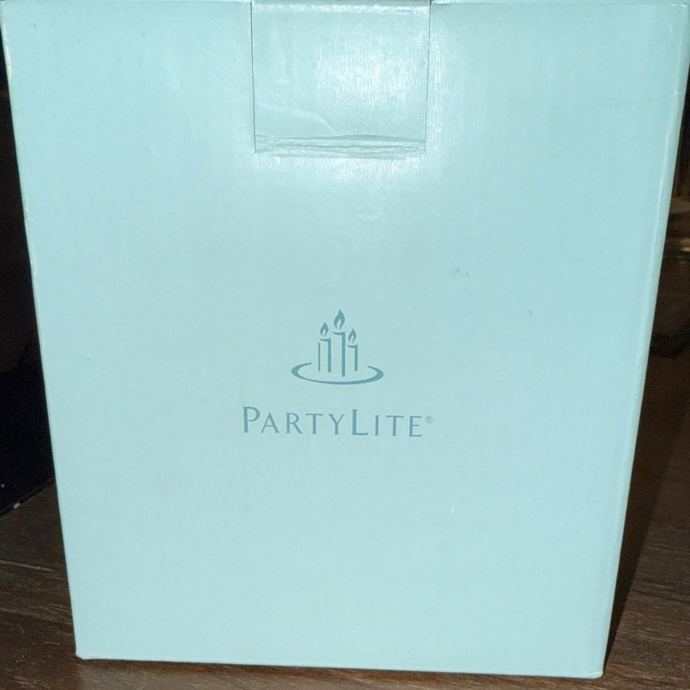 PartyLite Tan Candle Holder Box